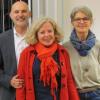 Bei einem Pressegespräch stellte BRK Kreisgeschäftsführer Hubert Kießner das Team der Selbsthilfegruppe für Angehörige von Menschen mit Depressionen, Petra Fuchs vom BRK Rhön-Grabfeld und Heilpraktikerin Eva Schmöger, vor.