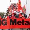 IG Metall: Warnstreik bei Brose und Konecranes. Frühschluss für alle Beschäftigten ab 12 Uhr.