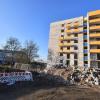 Nur die Hülle aus Beton ist vom ehemaligen Schwesternwohnheim an der Main-Klinik übrig geblieben. In den kommenden Wochen wird auch sie abgerissen.