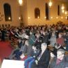 Beim Ökumenischen Gottesdienst in Oberlauda war der vordere Teil des Kirchenschiffs war für die Sängerinnen und Sänger reserviert, bei sieben Kirchenchören, einem Posaunenchor und einem Kinderchor unbedingt notwendig.