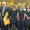 Ausgezeichnete Arpeggio-Mitglieder: (Vorne von links) Annette Wohlmann, Hermann Veeh, Carolin Schmidt, Elke Dahlfeld, Annette Holeisen, Lotte Dahlfeld; (hinten von links) Rolf Freiherr von Löffelholz, Friedrich Freiherr von Löffelholz, Karin Hägele, Sigrid Schäfer, André Schäfer, Andreas Veeh und Klaus Schäfer.