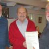 Ferdinand Heilgenthal (Mitte) wurde für 25 Jahre Mitgliedschaft beim Bund Naturschutz von Kreisvorsitzendem Erwin Scheiner (links) und Ortsgruppenvorsitzendem Hartmut Haas-Hyronimus ausgezeichnet.