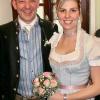 Die Wirte der Bürgerspital-Weinstuben Alexander und Martina Wiesenegg laden zum Hofschoppen.