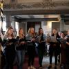 Wohlklang: Der liturgische Chor Irmelshausen sorgte für musikalische Akzente beim Kirchenjubiläum am Sonntag.