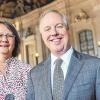 Michelle und Kent Logsdon in der Würzburger Residenz