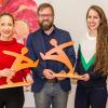 Die Mitglieder des "Aktionskomitees Gesunde Stadt" Hülya Düber, Christian Holzinger und Sabine Klingert freuen sich auf ein buntes sportliches Programm von "Würzburg bewegt sich".
