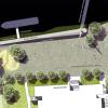 Unter dem Schlagwort "Urbane Lände" schlägt der erste Preisträger eines Wettbewerbs vor den Mainfrankensälen unter Auflösung der Straße und des Parkplatzes einen großzügigen Platzraum von 2000  Quadratmeter aus Granitpflaster am Wasser zur multifunktionalen Nutzung vor. Die Nepomukstatue vom alten Steg findet hier in einer Baumgruppe nach dem Treppenabgang des Steges einen neuen Standplatz. Südlich des multifunktionalen Platzes entstehen Spielflächen (Rollschuh, Skate, Parcours). 

Die Skulptur der Waschfrauen wird in die Rasenfläche nördlich der Mainfrankensäle verlegt, der Freitags-Standplatz des Weingutes Göttler aufgrund des Wegfalls der bisherigen Slipanlage auf den neuen Platz verlagert.

 Foto: Dieter Gürz