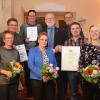 Bei der Jahresabschlusssitzung wurden verdiente Bürger Nordheims geehrt. Von links: Doris und Georg Grief, Dr. Jürgen Leischner, Marthe und Egon Bauß, Thomas Fischer sowie Jürgen und Cornelia Suckfüll.