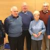 Mitgliederehrung beim Garten- und Verschönerungsverein Marktheidenfeld (von links):

Stellvertretende Vorsitzende Gudrun Henning-Senftleben, Eugen Heiligenthal, Georg Ries, Antonie Heimbach, Oswald Schmitt und Vorsitzender Michael Carl.