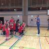 Ein Fernsehsender begleitete ein Training der Minis.