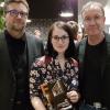 Start des Filmwochenendes: Festival-Chef Thomas Schulz (rechts), Viviane Bogumil (Filminitiative) und Kulturreferent Achim Könneke (links).