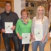 Für 25 Jahre Mitgliedschaft ehrte der Vorsitzende Alois Türpitz (von links) die DJK-ler (weiter von links) Berthold Fieber, Heidemarie Kaufmann, Natalie Fieber und Christoph Büttner. Für 25 Jahre Mitgliedschaft ehrte der Vorsitzende Alois Türpitz (von links) die DJK-ler (weiter von links) Berthold Fieber, Heidemarie Kaufmann, Natalie Fieber und Christoph Büttner.