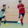 Ohne Chance aufs Weiterkommen in der Gruppe A war Veranstalter 1. JFG Rhön. Im Gruppenspiel gegen den FC Fuchsstadt (links Marlon Franz) gelang den Gastgebern (rechts Paul Langenbrunner) aber zumindest ein Treffer.