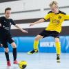 Auch die U13-Mannschaften des FC Augsburg (schwarze Trikots) und der SpVgg Oberfranken Bayreuth (rechts Frederic Schwarz) spielten in Bad Neustadt um die bayerische Meisterschaft im Futsal. Beide Teams scheiterten in der Vorrunde.