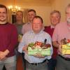 Bei der Jahresversammlung der Jagdgenossenschaft Kleinbardorf standen Ehrungen und Wahlen auf der Tagesordnung: (von links) stellvertretender Bürgermeister Gerhard Eckert, der neue Jagdvorstand Xaver Bauer, neuer Stellvertreter Markus Schüller, Andreas Palau, Wilhelm Kleinhenz, Leo Bauer und Siegfried Markert.