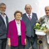 Gemeinsam durchs Leben: Christa und Edgar Buchert (Mitte) aus Bahra feierten am Sonntag Goldene Hochzeit. Ihnen gratulierten der Ortsbeauftragte Karl-Heinz Kirsch und Stadtrat Walter Graumann.