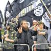 Im Visier der Ermittler: Islamische Fundamentalisten bei einer Demonstration in Solingen.