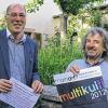 Multi-Kulti-Fest: Freuen sich auf eine künstlerisch anspruchsvolle und kulturell vielfältige Veranstaltung: Bürgermeister Waldemar Brohm (links) und Gerhard Väth, Vorsitzender des mainARTkulturvereins.