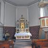 Eindruck über die Gestaltung: Das Innere der Kreuzkapelle bei Rohrbach gibt heute einen Eindruck über die Gestaltung in der Zeit von 1868 bis zum Anfang des 20. Jahrhunderts wieder – mit Stilelementen des Historismus.