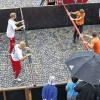 Tischkicker-Männchen aus Fleisch und Blut