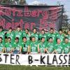 (swt)   Mit 72 Punkten aus 28 Spielen ist der TSV Kützberg II Meister der B-Klasse Schweinfurt 1 geworden. 24 Siege, kein Unentschieden und nur vier Niederlagen bei 102:32 Toren brachten den verdienten Aufstieg in die A-Klasse. Auf dem Bild das erfolgreiche Team mit hinten (von links) Harald Wehner (Abteilungsleiter Fußball), Alexander Frosch, Lars Schramm, Denys Warmuth, Andreas Handel, David Schmitt, Alexander Drescher, Andreas Hartken, Nicolas Paul, Florian Weiglein, Markus Groganz, Philipp Müller, Karsten Keller (stv. Vorsitzender), Jürgen Hartmann (Vorsitzender) sowie vorne Andreas Drescher, Volker Schätzle, Ralf Schmitt, Martin Dees, Eugen Kinsvater, Waldemar Bajerbach, Christoph Mikoschek, Marco Werner, Daniel Hienz, Udo Beck, Michael Paul, Thomas Schmitt. Es fehlen Olcay Epcelli (Trainer), Gökhan Fide, Marco Gößmann, Manuel Grimm, Manuel Heilmann, Philip Hoherz, Daniel Holmer, Christian Krug, Sven Kuchenmeister, Stefan Lamprecht, Christoph Moritz, Philip Pechlaner, Christian Schmitt, Marc Schmitt und Thomas Weber.