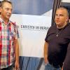 Einst Bodyguard, jetzt Wertevermittler: Michael Stahl. Der gläubige Buchautor war zu Gast bei den Schweinfurter Christen im Beruf, (von links) Kassier Norbert Glaser, Stellvertretender Vorsitzender Werner Schneider, Stahl und Chapter-Leiter Dieter Zimmermann.