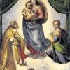 Zwischen Himmel und Erde: Vor 500 Jahren schuf Raffael die „Sixtinische Madonna“. Auch dank der Engel – links im Text als Christstollenverpackung – ist es eines der bekanntesten Kunstwerke der Welt.