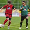 Keine Probleme mit einem unmotivierten Gegner: Eray Cadiroglu (rechts) trug in Gersthofen einen Treffer zum höchsten Saisonsieg des FC 05 bei.Foto: Oliver Reiser