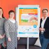 Fachliche Expertise und persönliche Beratung aus der Region, statt schnellem Halbwissen aus dem Internet: Für die 7. Gesundheitsmesse am 24. März werben (im Bild, von links) Stefan Schlee (SKD BKK), Ärztin und Zahnärztin Dr. Sabine Hugo, die künftige Messeorganisatorin Sabine Hertlein, ihre Vorgängerin Brigitte Weitkamp-Moog und Gabriele Schuster (IPT).