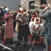 Ein Bild aus den Anfängen des Gerchsheimer Faschings, als noch Livemusik zu hören war.