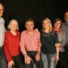 Der Theaterverein Oberstreu hat gewählt. 1. Vorsitzender wurde Michael Link (links), seine Stellvertreterin ist Eva-Maria Hoch (Dritte von rechts), die weiteren Vorstandsposten wurden besetzt (ab Zweite von links) mit Sabine Tolksdorf als Kassiererin, Ulrich Pfister und Gerhard Herbert (ganz rechts) sind Beisitzer und Petra Wende (Zweite von rechts) ist Schriftführerin.
