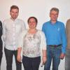 Der neu gewählte Vorstand des VfR Bibergau (von links): Lukas Höhle, Fabian Schmitt, Isabell Schmitt, Georg Öhrlein und Armin Ringelmann.