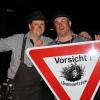 Zwei nicht ganz waschechte Zeubelrieder begrüssten die Gäste bei der Frickenhäuser Prunksitzung.