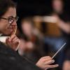 Marie Jacquot (hier ein Probenfoto) dirigierte das Philharmonische Orchester beim ersten Rathauskonzert der Spielzeit.