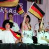 Die DJK-Fußballjugend alias Meefuzzy's beim Auftritt vor Publikum als Publikum.