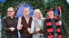 Grooven sich ein für "Fastnacht in Franken": Sitzungspräsident Bernd Händel, Volker Heißmann, Klaus Karl-Kraus und Oti Schmelzer (von links).