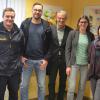 Beim Seminartag zum Thema Jugendstrafrecht am Franken-Landschulheim Schloss Gaibach (von links) Patricia Richter (JVA Ebrach), Polizeiobermeister Renè Braun, Christian Emmert (JVA Ebrach), Schulleiter Bernhard Seißinger, Staatsanwältin Christiane Bäuerlein (Amtsgericht Schweinfurt), Sozialpädagogin Maike Bischoff (Jugendgerichtshilfe Kitzingen), Henrik Behr (Praktikant) sowie die Wirtschaftslehrerin Mareike Klein.