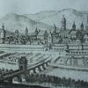 Hammelburg Stadtansicht gezeichnet um 1630 von Matthäus Merian, Kupferdruck von 1650. Hammelburg Stadtansicht gezeichnet um 1630 von Matthäus Merian, Kupferdruck von 1650.