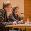 Auf dem Podium: Filmemacherin Christa Spannbauer und Moderator Burkhard Hose. Auf dem Podium: Filmemacherin Christa Spannbauer und Moderator Burkhard Hose.