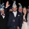 Das Thüngener Prinzenpaar Patrick I. und Franziska I. hat viel Spaß im Kreise des TCA-Elferrates und der Elferratsdamen.