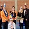 Läushämmel Luca I. mit (von links) Jürgen Keidel, Max Baumgart, Janina Göbel, Anette Hollerbach, Andrè Köstner und Steffen Spanheimer. Foto: Jo Hofmann