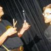 Fesselndes Programm: Marcus Jeroch und Dieter Schroeder ließen in der Disharmonie Worte von der Kette.
