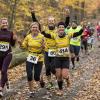 Glücksgefühle: Vier von weit über 900 Teilnehmern beim Waldmarathon in Zeil.