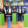 Zur Verleihung des Mittelstandspreises der CSU kamen die Bundestagsabgeordnete Anja Weisgerber (rechts) und der unterfränkische Spitzenkandidat auf der Europaliste der CSU, Christian Staat (links), an den Hainig. Festredner Stefan Funk (Zweiter von links) und Gabriele Jakob, Vorsitzende der Mittelstandsunion, gratulierten den Inhabern Frank, Marc und Klaus Ludwig (von links) ebenfalls zu der Auszeichnung..