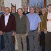 Der Fischereiverband Unterfranken dankt Mitgliedern für 50-jährige Verbandstreue mit der Goldenen Ehrennadel. Auf dem Bild (von links) Vizepräsident Kurt Fröhlich, Präsident Thomas Hartmann, Schatzmeister Karl-Heinz Sander, Franz Martin Zinkl (Ochsenfurt), Obmann der Hegegenossen Peter Komenda, Siegfried Schmiedel (Marktsteft), Herbert Ritzler (Zell), Werner Gertz (Bad Neustadt), Emil Stenger (Neuhütten), Wolfgang Plötz (Karlstadt-Laudenbach), Peter Holy (Alzenau), Gerhard Piering (Zellingen), Lothar Wölfer (Würzburg), Otto Weiglein (Karsbach-Heßdorf) und Günter Schwarz (Schweinfurt).