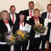 Auf dem Bild (von links) : Nicole Reß, Vorstandsmitglied Heiko Laidig, Silke Wirsing, Ralph Schmitt, Doris Gündling, Jürgen Wißmüller, Alexandra Abele, Markus Fischer, Personalratsvorsitzende Annette Illig und Vorstandsvorsitzender Georg Straub.