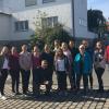 Die Teilnehmerinnen und ihre Referenten (von links nach rechts): Luisa Schmalzl, Christine Müller, Kim Utzmann, Stefanie Phillipp, Stefan Schäfer (vorn), Eva Gebhardt, Anna-Lena Baumann (hinten), Anna Steiner (vorn), Sabine Zischler, Pia Zorn, Brigitte Kraft-Amthor, Nadine Kitz, Anna Kitz und Maximilian Seubert.
