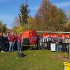 Eine Rotbuche pflanzte der FCN-Fanclub Milzgrund zu Ehren des Aufstiegs des 1. FC Nürnberg in die Bundesliga.