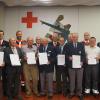 Alle Geehrten mit einigen Offiziellen des BRK Kreisverbandes Schweinfurt.