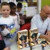 Roman des Wikinger Autorenlesung mit Thilo Petry-Lassakan der Grundschule Sendelbach. Foto: Daniela Dümmler